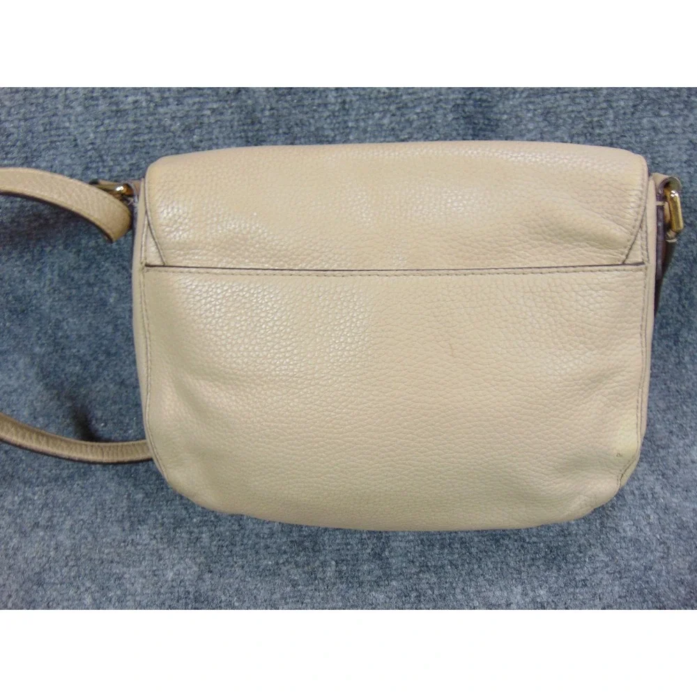 Michael Kors Bedford Crossbody Bag Tan Pebble Leather 38S7XBFM2L‎ Flaw